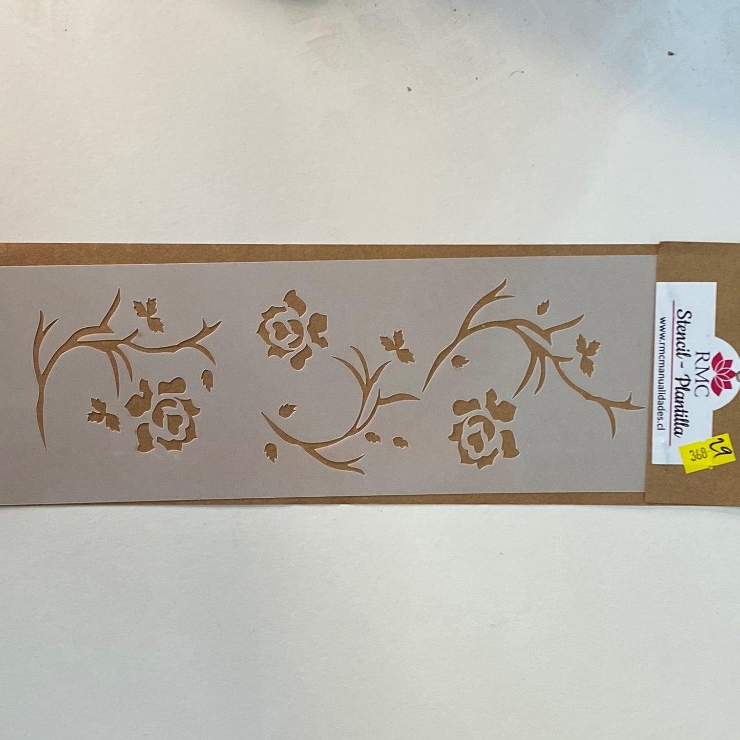 STENCIL 10X30 FLORES Y RAMAS