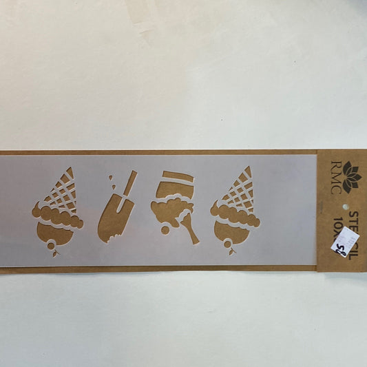 STENCIL 10X30 HELADOS