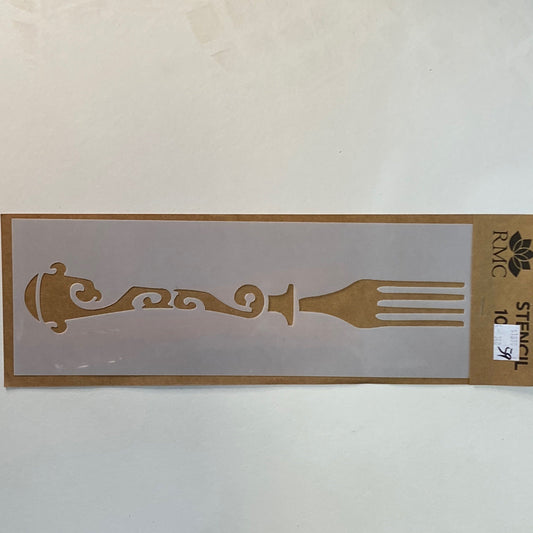 STENCIL 10X30 TENEDOR