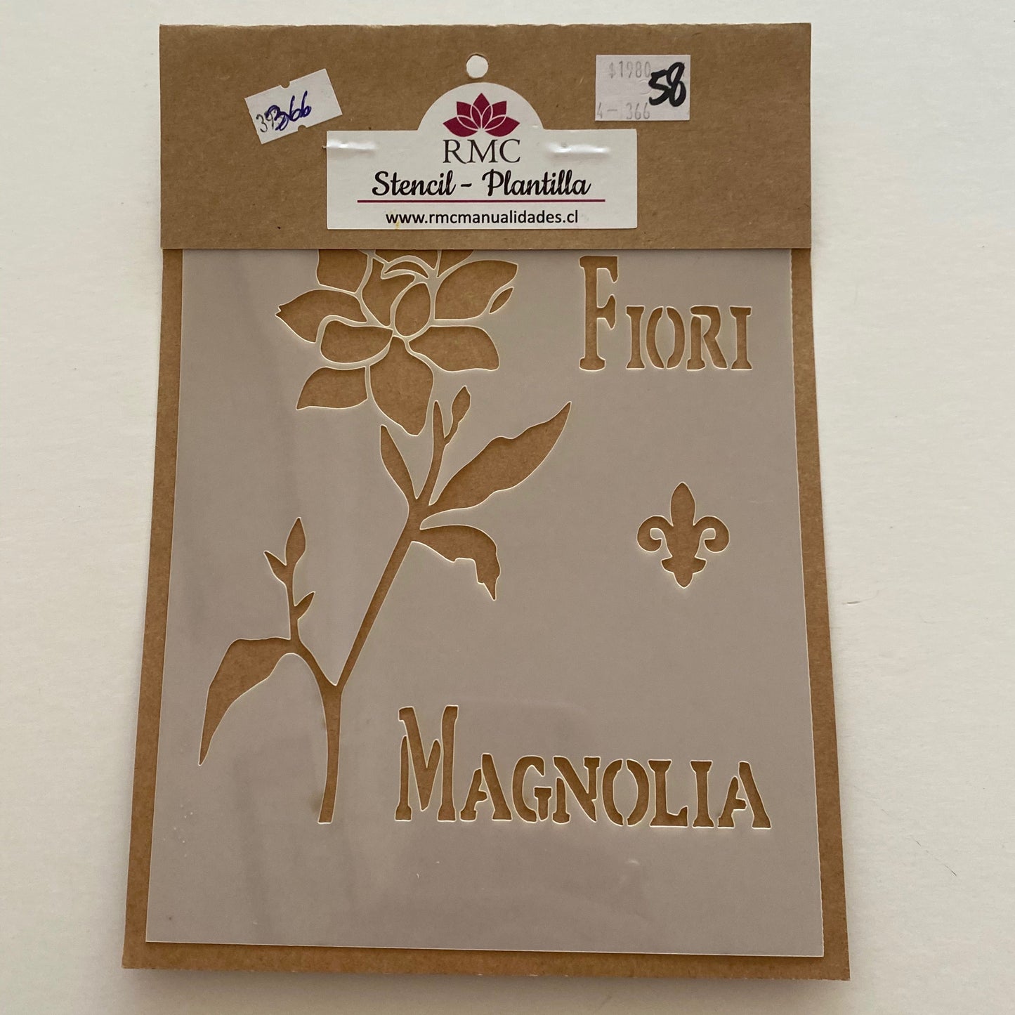 STENCIL 15X20 FLOR MAGNOLIA