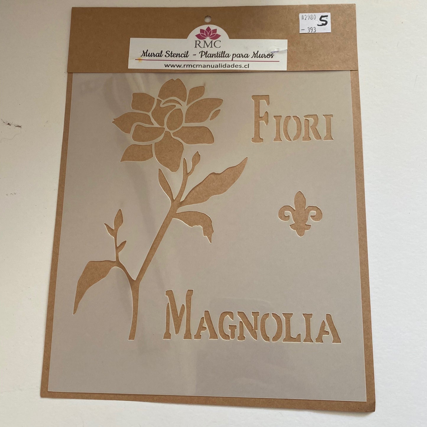 STENCIL 20X25 FLOR MAGNOLIA