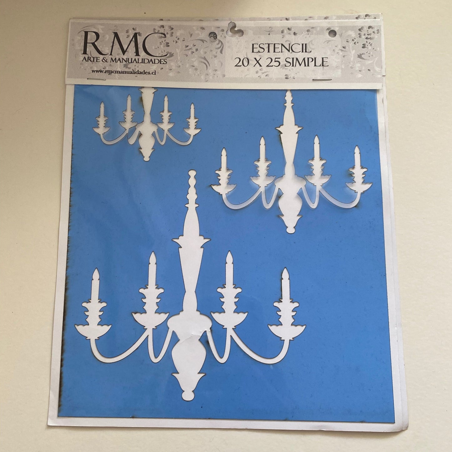 STENCIL 20X25 CANDELABROS