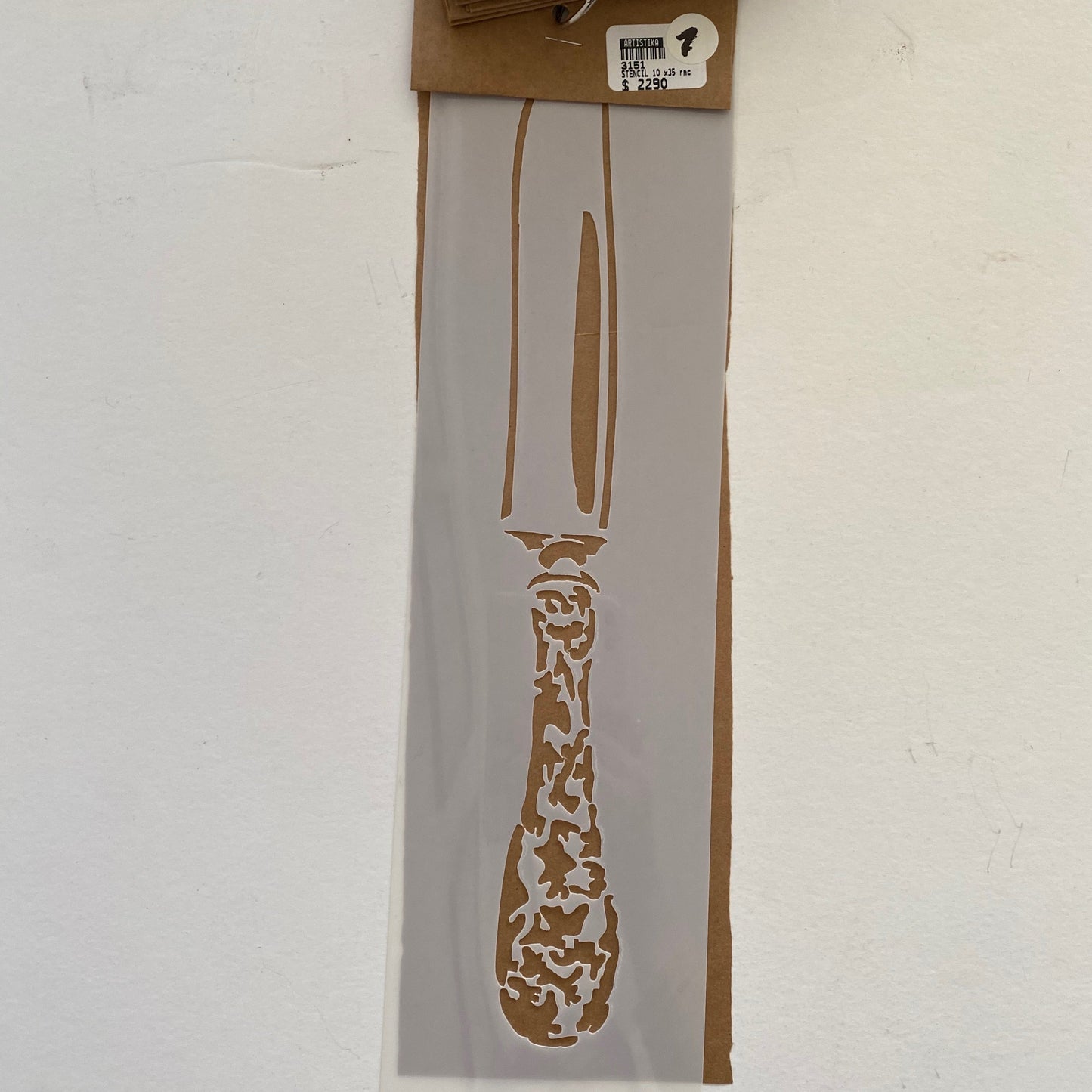 STENCIL 10X35 CUCHILLO