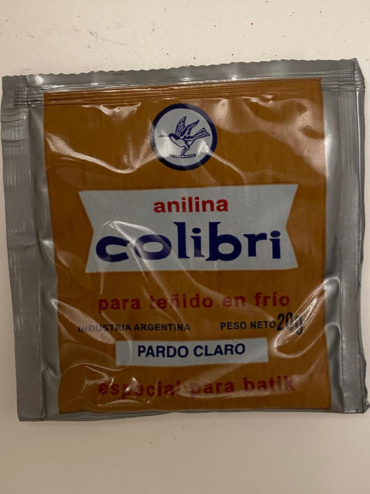 ANILINA TEÑIDO ROPA FRIO O CALOR PARDO CLARO