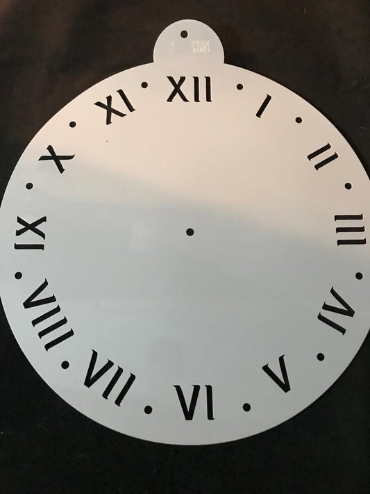 STENCIL 40 Centímetros  RELOJ ARGENTINO ROMANO