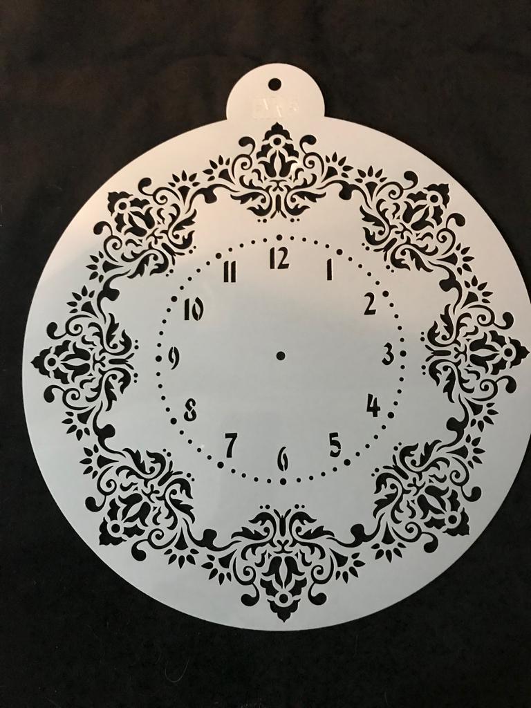 STENCIL 30 Centímetros  RELOJ ARGENTINO GRECAS