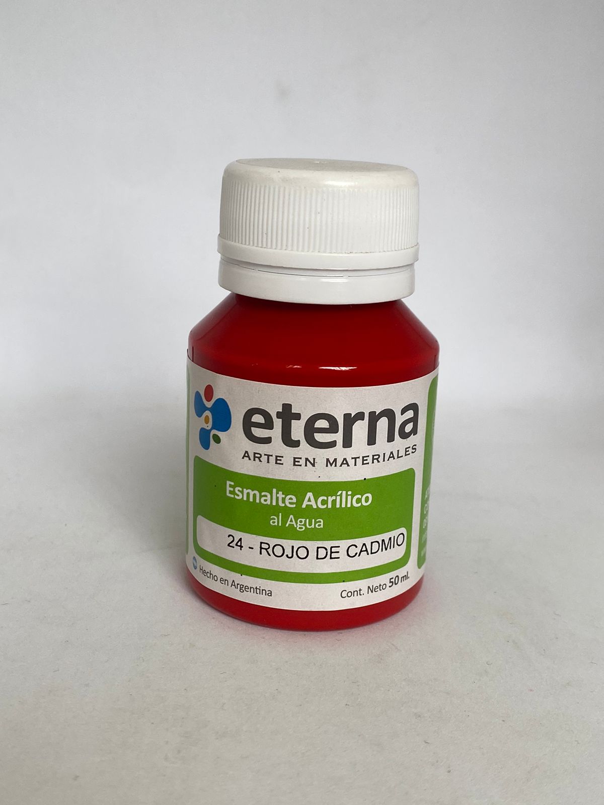 ESMALTE ACRÍLICO ETERNA 50ML / ROJO DE CADMIO