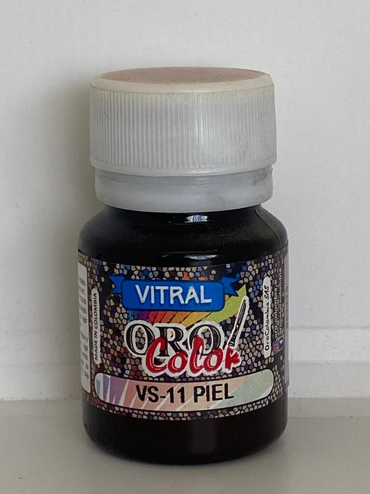 PINTURA VITRAL ORO COLOR 30 ML VS11 PIEL