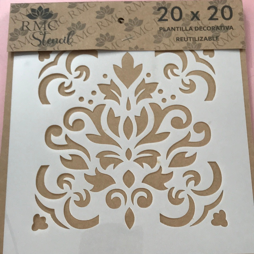 STENCIL 20X20 AZULEJOS 10