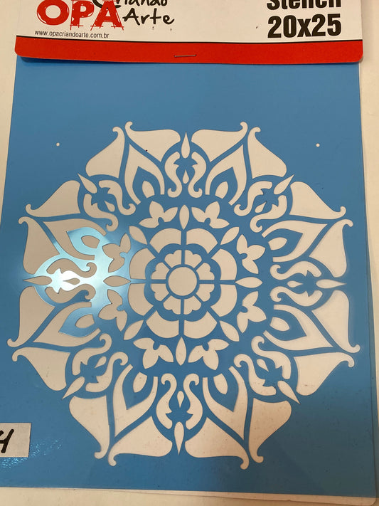 STENCIL 20X25 OPA MANDALA 2  2282