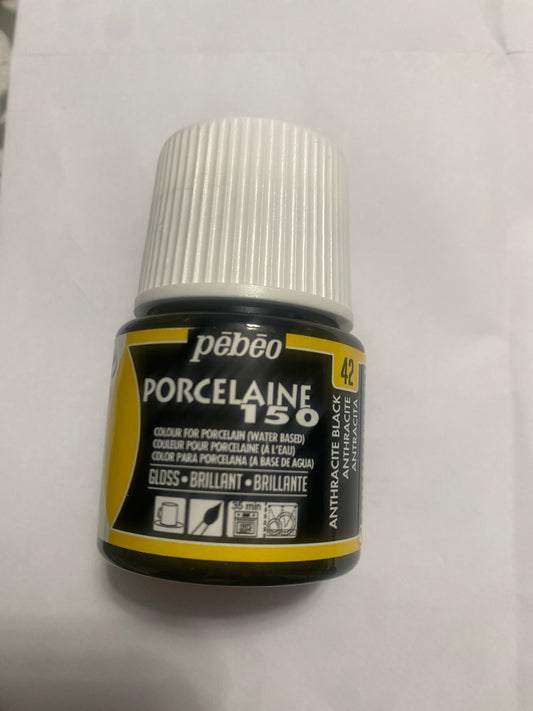 PORCELAINE 150 PEBEO 45ML / NEGRO ANTRACITA