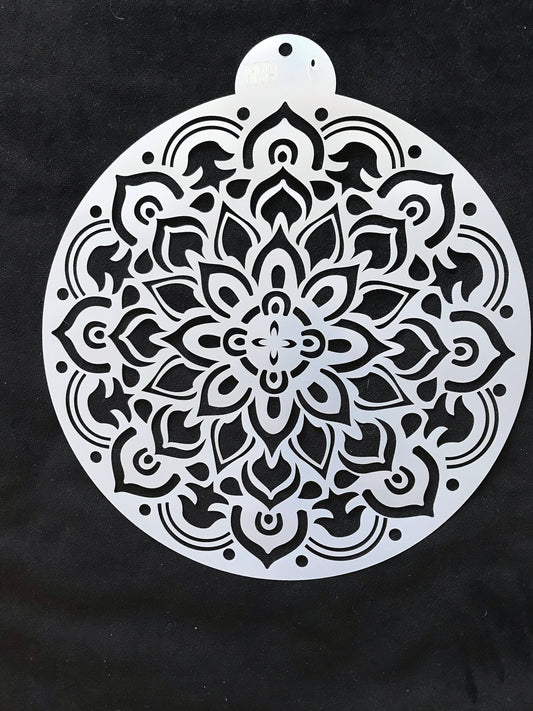 STENCIL 30  MANDALA PARA PAREDES Y MUEBLES ARGENTINO