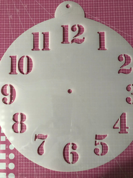 STENCIL 30 Centímetros  RELOJ ARGENTINO