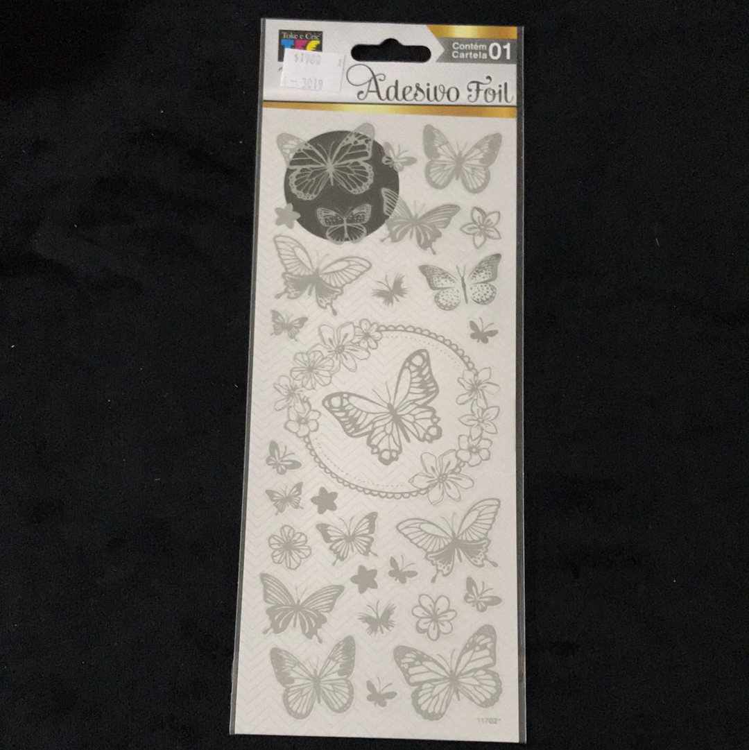 PEEL OFF  ADHESIVO FOIL para decoupage Brasil MAMIKO