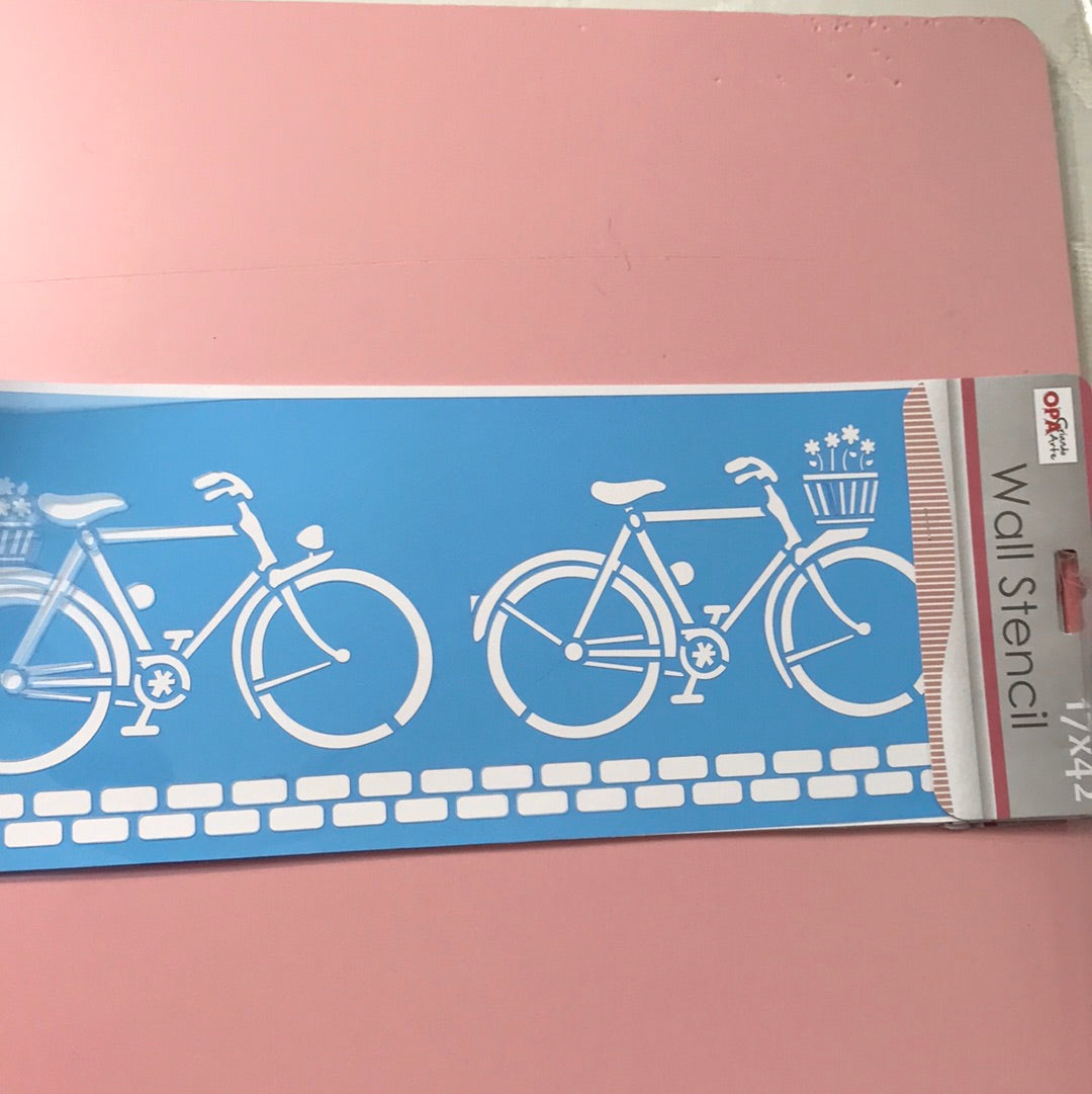 STENCIL OPA  BICICLETA 17 x 42 VARIOS