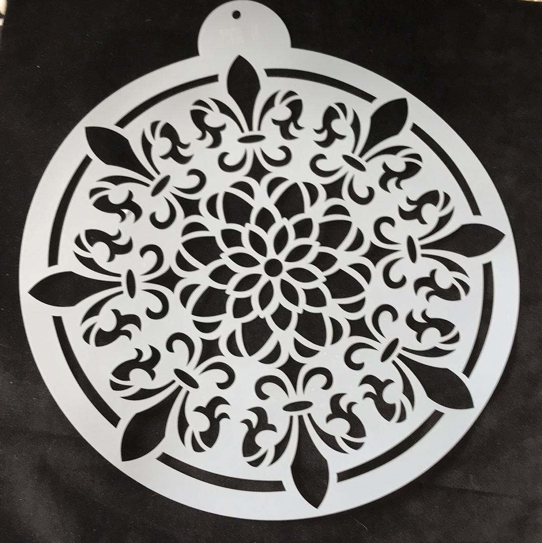 STENCIL 40 MANDALA PARA PAREDES Y MUEBLES ARGENTINO