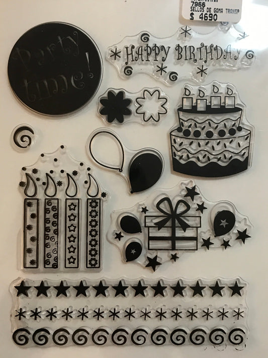 TIMBRES SET DE SELLOS CLEAR STAMPS GRANDE