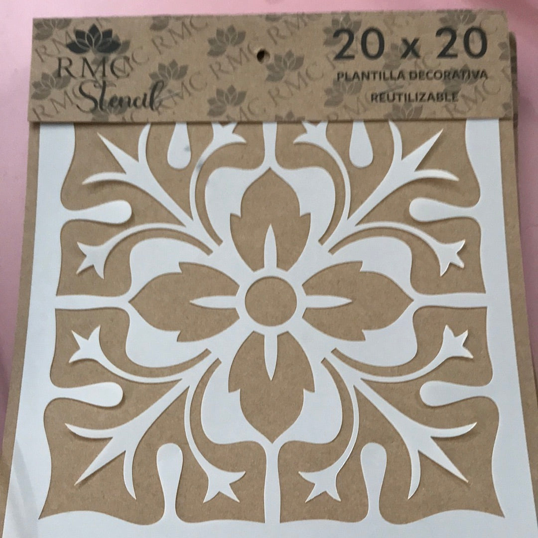 STENCIL 20X20 AZULEJOS 5