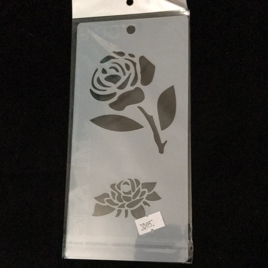 STENCIL 10 x 20  Rosas Milartes