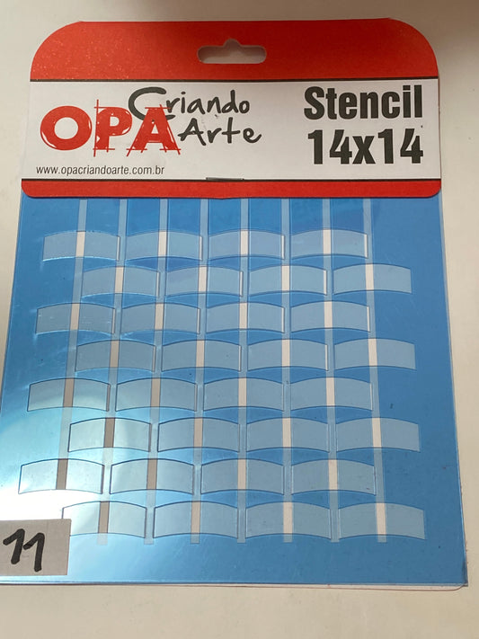 STENCIL 14X14  CESTERIA 1746 OPA MIMBRE