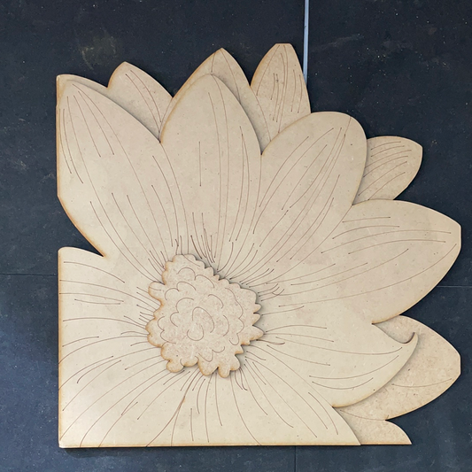 FLORES  DE MADERA PARA PINTURA