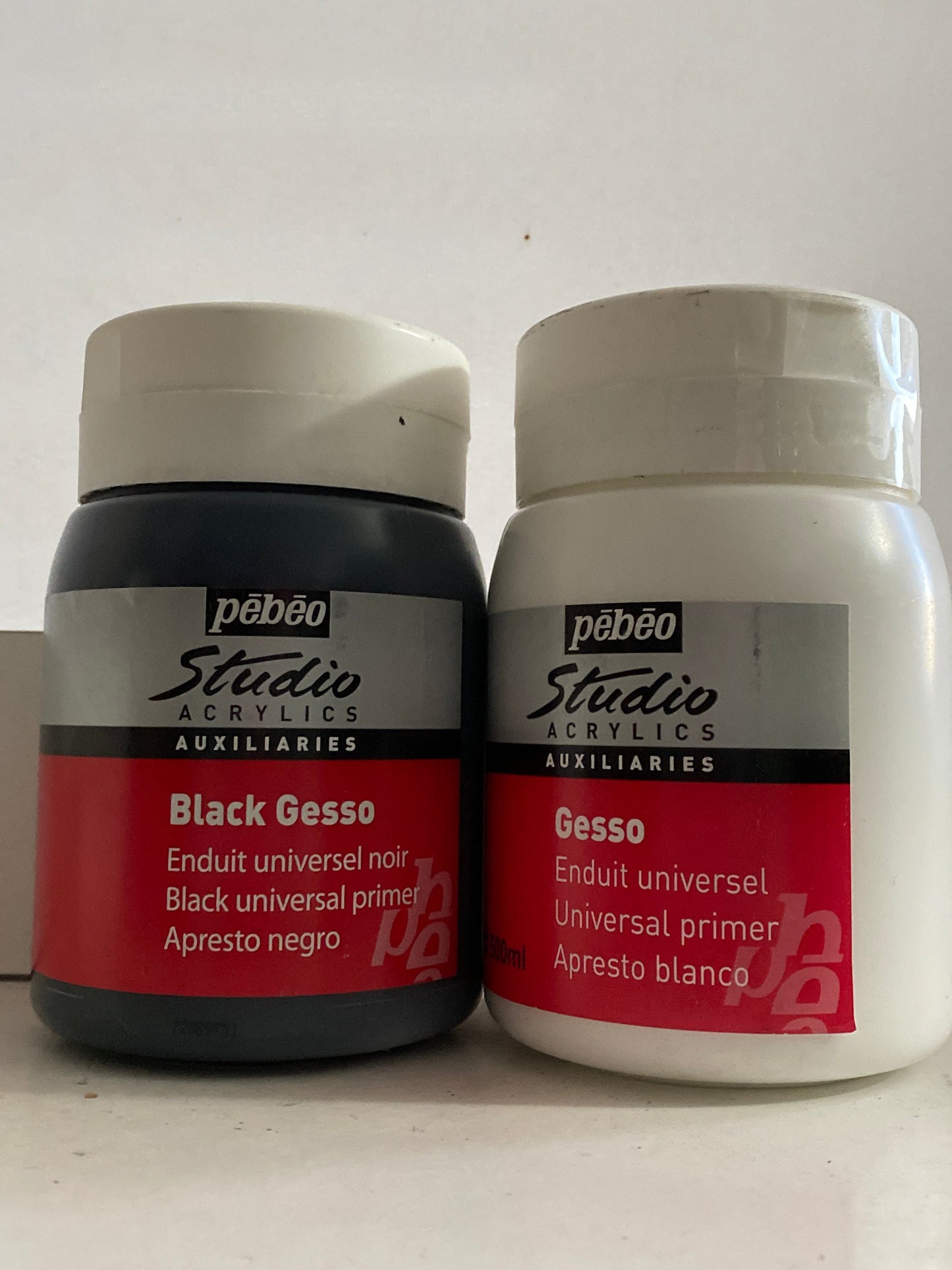 Gesso Imprimante-Base para superficies  negro 500ml