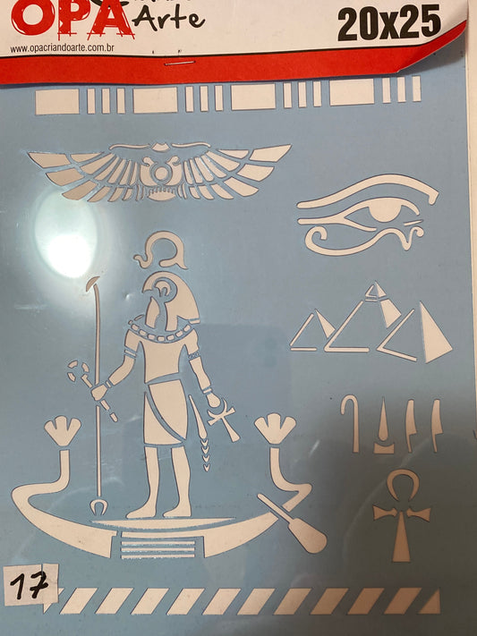 STENCIL 20X25 OPA Egipto 1332