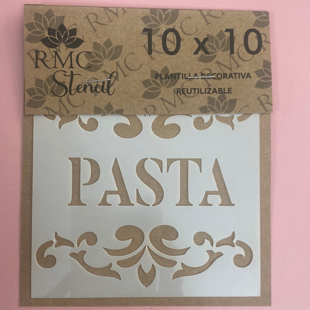 STENCIL CUADRADO 10X10 RMC PASTA