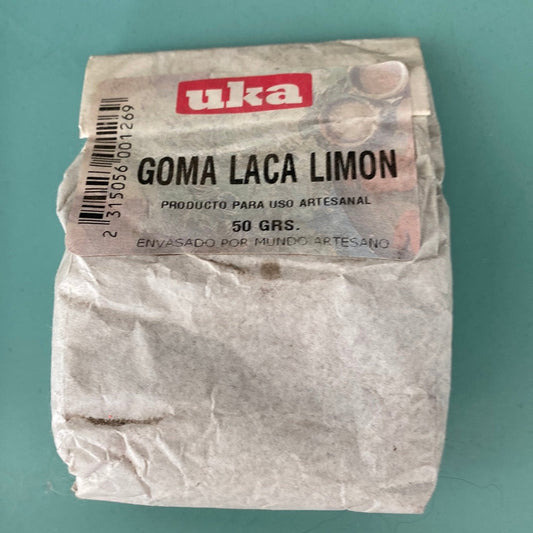 Goma laca limón