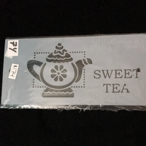 STENCIL 10 x 20  Sweet Tea Milartes