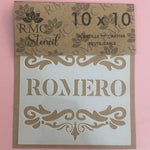 STENCIL CUADRADO 10X10 RMC ROMERO