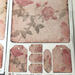 Lámina Doble Faz  Titina colección Rosas y más Rosas Nro 7 310-7 32x47 cm Scrapbooking-Rosas y más rosas 7